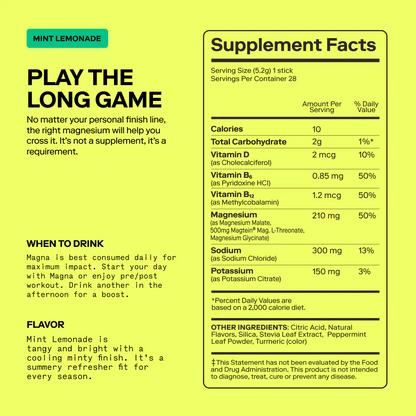 Magnesium Powered Electrolytes
